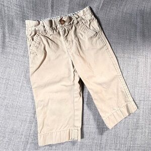 Tommy Hilfiger Chino Pants Baby Boy 12M Beige Dressy Casual Flat Front